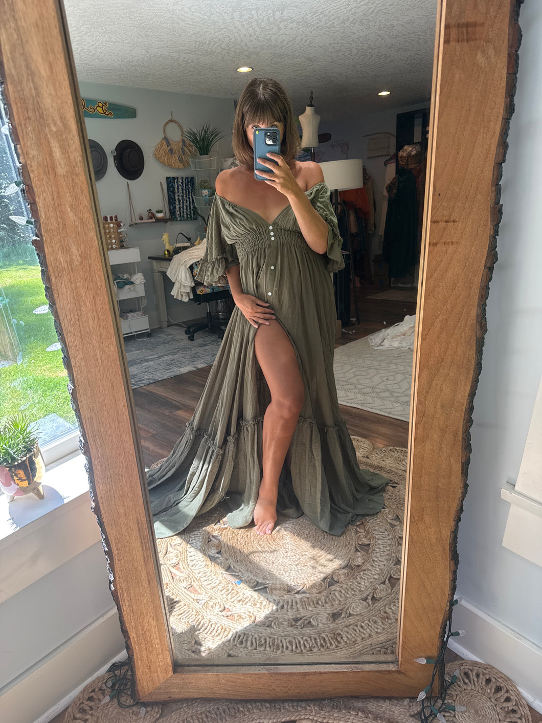 (Preorder 6-8 week) Awaken dress olive
