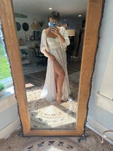 Load image into Gallery viewer, Ready to ship A New Day dress in light blush floral off white crinkle