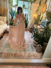 Load image into Gallery viewer, Adorable ready to ship nude blush  Poetry chiffon reclamation dress