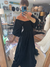Load image into Gallery viewer, Ready to ship sale sugar sugar black linen cotton dress