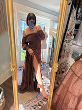 Load image into Gallery viewer, Ready to ship hand dyed you glow girl brown gauze sale