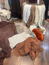 Load image into Gallery viewer, (Package E)ready to ship Box of fabric remnants perfect for baby layering (photo prop)