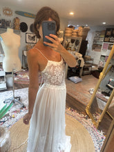 Load image into Gallery viewer, Sample sale one of a kind Cherish Dress with vintage lace bodice ready to ship