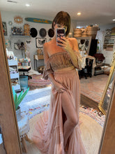 Load image into Gallery viewer, Ready to ship nothing quite like you tulle hand dyed skirt and mystical hand dye gauze top