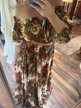 Load image into Gallery viewer, Ready to ship two piece floral cotton Vintage Lovers outfit introductory sale