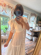 Load image into Gallery viewer, One of a kind off white ivory dress ready to ship sale