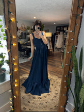 Load image into Gallery viewer, Frolick dress ready to ship in dark denim on sale one of a kind