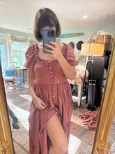 Load image into Gallery viewer, Ready to ship cotton rapture dress in rose flash sale