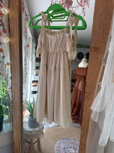 Load image into Gallery viewer, Kids dress matte satin ivory size 2-3 toddler ready to ship