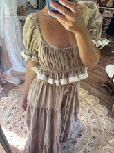 Load image into Gallery viewer, Preorder 6-8 week Lullaby Two piece dress (top reversible) in linen cotton - shown in tan brown but ask about many color choices