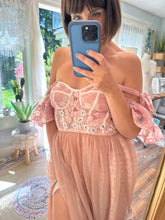 Load image into Gallery viewer, Ready to ship sale customized one of a kind we belong hand dyed with embroidery dress