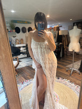 Load image into Gallery viewer, Ready to ship Gently lace dress lined in nude on sale