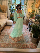 Load image into Gallery viewer, Random stuff sale Ready to ship seafoam hand dyed bring it two piece dress