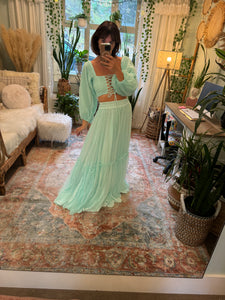 Random stuff sale Ready to ship seafoam hand dyed bring it two piece dress