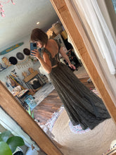 Load image into Gallery viewer, Ready to ship imperfect dye slight - Sonoma lace dress with fluttery sleeves beautiful olive