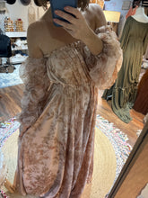 Load image into Gallery viewer, Ready to ship glow up dress in large golden floral