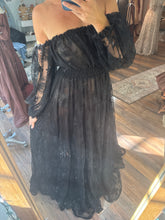 Load image into Gallery viewer, Preorder allow 6-8 week you glow girl black sheer lace dress