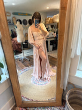 Load image into Gallery viewer, Ready to ship on sale pink satin matte a new day two piece dress
