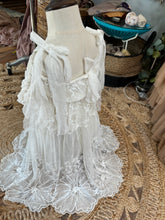 Load image into Gallery viewer, Kids dress sheer white lace size 2 to 4 t