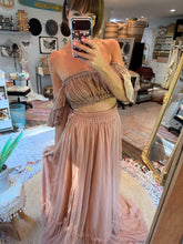 Load image into Gallery viewer, Ready to ship nothing quite like you tulle hand dyed skirt and mystical hand dye gauze top