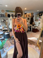 Load image into Gallery viewer, One of a kind imperfect sample sale with floral embellishments ready to ship dress