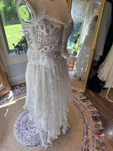 Load image into Gallery viewer, Ready to ship sale one of a kind vintage lace top with two lace skirts