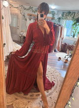 Load image into Gallery viewer, Ready to ship Raquel Robe wine