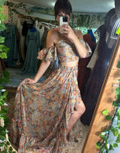 Load image into Gallery viewer, Preorder allow 6 to 8 weeks poetry two piece bold floral reclamation dress