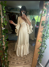 Load image into Gallery viewer, Ready to ship dreams like these satin ivory maxi dress