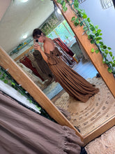 Load image into Gallery viewer, Feel The Joy brown ready to ship two piece dress on sale