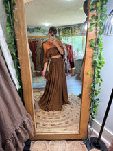 Load image into Gallery viewer, Feel The Joy brown ready to ship two piece dress on sale