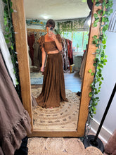 Load image into Gallery viewer, Feel The Joy brown ready to ship two piece dress on sale