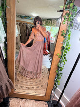 Load image into Gallery viewer, Hand dyed rose brown lace two piece RTS random stuff sale