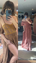 Load image into Gallery viewer, Two dress deal prairie hearts hand dye floral with Ready to ship hand dyed floral we belong dress sale)