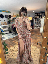 Load image into Gallery viewer, (Two dress deal ) Ready to ship  prairie hearts floral and The Sugar Sugar dress linen cotton sale