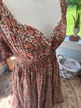 Load image into Gallery viewer, (Two dress deal ) Ready to ship  prairie hearts floral and The Sugar Sugar dress linen cotton sale