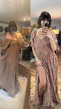 Load image into Gallery viewer, (Two dress deal ) Ready to ship  prairie hearts floral and The Sugar Sugar dress linen cotton sale