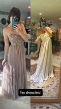 Sale two dress deal hey babe with Ready to ship ) (BEIGE) linen cotton Always and Forever dress