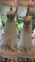 Load image into Gallery viewer, Ready to ship sale one of a kind vintage lace top with two lace skirts