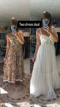 Load image into Gallery viewer, Two dress deal ready to ship Frolick midi and hey babe ivory