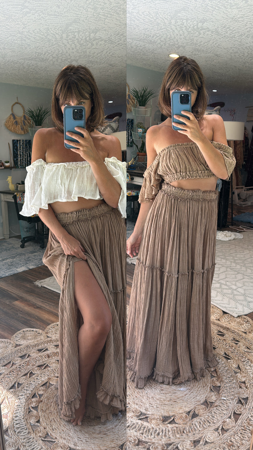 Two tops and a skirt ready to ship