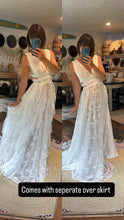 Load image into Gallery viewer, Ready to ship sale lace love me Wild with tulle lace over skirt dress