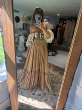 Load image into Gallery viewer, Two top and a mustard skirt ready to ship
