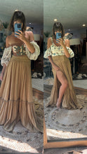 Load image into Gallery viewer, Two top and a mustard skirt ready to ship