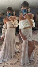 Load image into Gallery viewer, Two top one skirt (crochet type lace with mystical top) sale