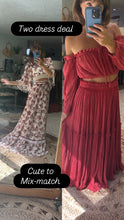 Load image into Gallery viewer, Ready to ship coral two piece sale