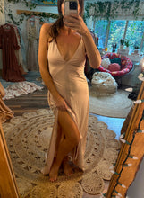 Load image into Gallery viewer, Three dress deal off white mesh wish dress sample, hey babe off white ivory and bliss slip ready to ship sale