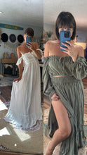 Load image into Gallery viewer, Two dress deal always and forever in off white and Nothing quite like you ready to ship two piece dress in Olive sale