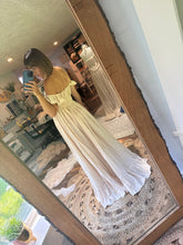Load image into Gallery viewer, Two dress deal always and forever beige linen cotton and hand dyed rose brown euphoria dress