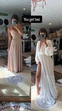 Load image into Gallery viewer, Two dress deal cotton tulle sheer dress and everyday slip dress ready to ship